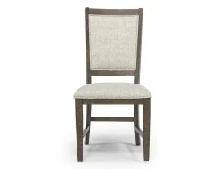 Mor Furniture Bay Creek Side Chair In Light Gray, V-Back