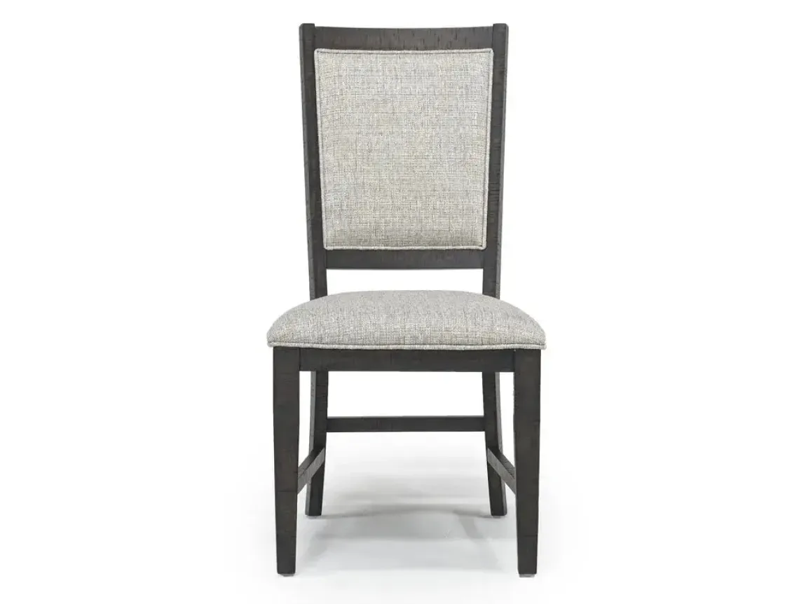 Mor Furniture Bay Creek Side Chair In Light Gray, V-Back