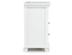 Mor Furniture Bella Bookshelf Nightstand In White