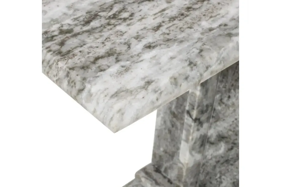 Mor Furniture Bella Marble Accent C Table In Sand