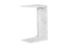 Mor Furniture Bella Marble Accent C Table In Sand