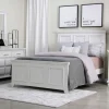 Mor Furniture Bella Panel Bed, Dresser, Mirror & Nightstand In White, Twin