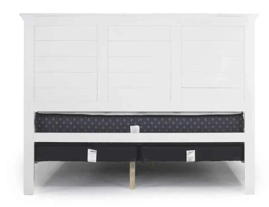 Mor Furniture Bella Panel Bed In White, Twin