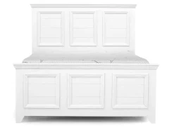 Mor Furniture Bella Panel Bed In White, Twin
