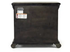 Mor Furniture Bellamy 4 Drawer Nightstand In Charcoal