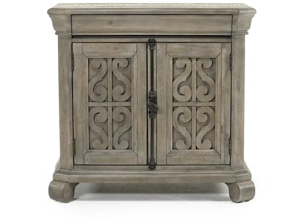Mor Furniture Bellamy 4 Drawer Nightstand In Charcoal