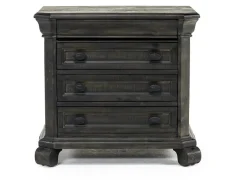Mor Furniture Bellamy 4 Drawer Nightstand In Charcoal