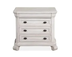 Mor Furniture Bellamy 4 Drawer Nightstand In Charcoal