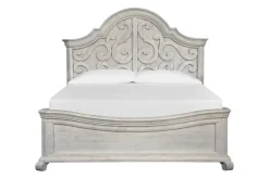Mor Furniture Bellamy Arch Panel Bed In Charcoal, Eastern King
