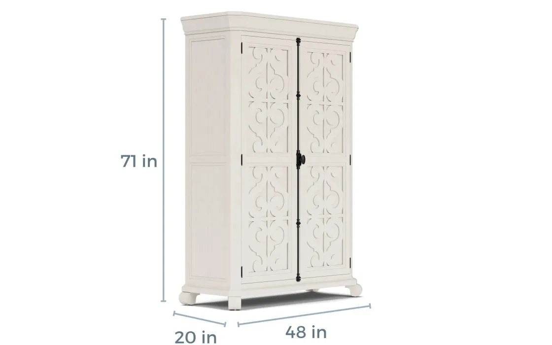Mor Furniture Bellamy Armoire In Charcoal