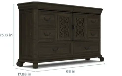 Mor Furniture Bellamy Dresser In White