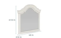 Mor Furniture Bellamy Mirror In White