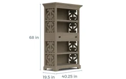 Mor Furniture Bellamy Office Bookcase In White