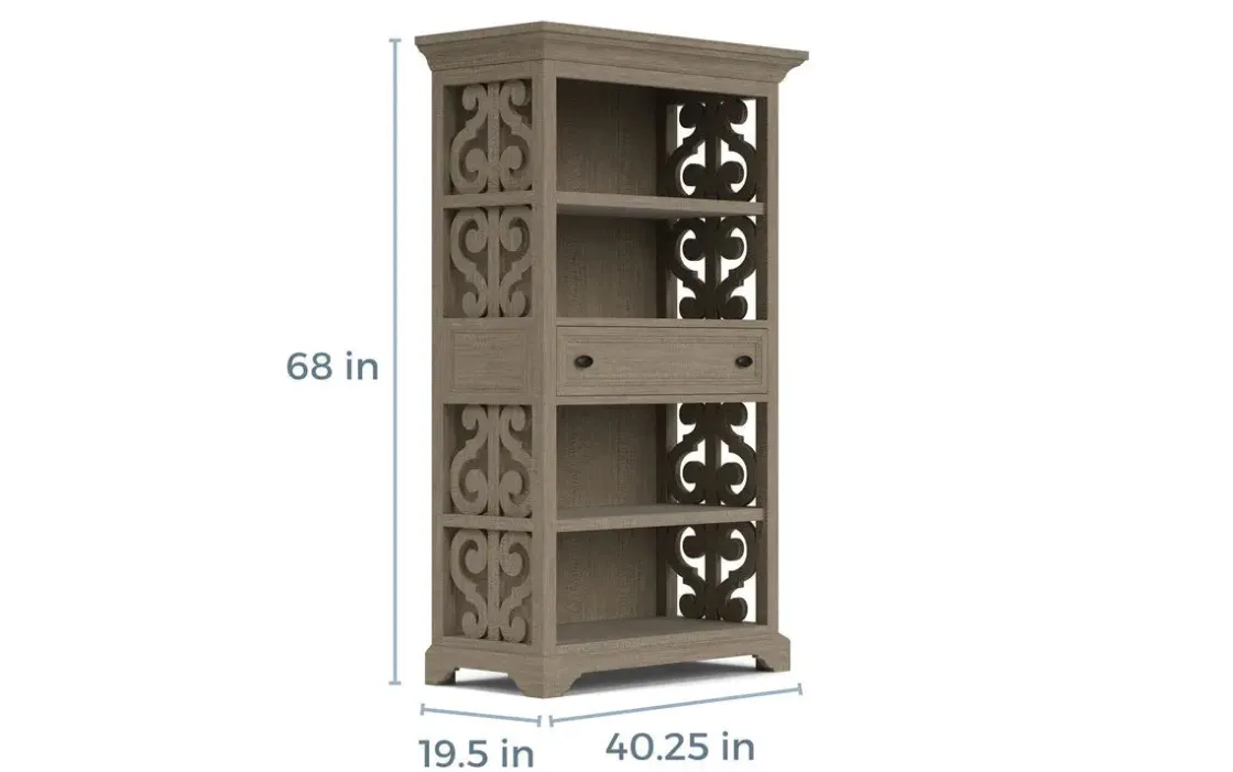 Mor Furniture Bellamy Office Bookcase In White