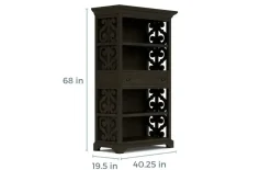 Mor Furniture Bellamy Office Bookcase In White