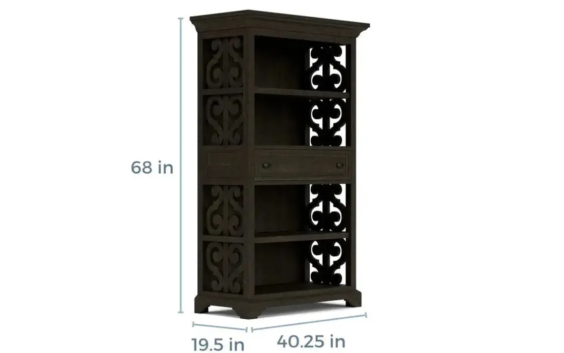 Mor Furniture Bellamy Office Bookcase In White