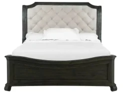 Mor Furniture Bellamy Sleigh Bed W/ Storage In White, Queen
