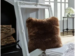 Mor Furniture Bellethrone Accent Pillow In Brown