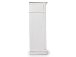 Mor Furniture Bellevue Chest In Antique White & Walnut