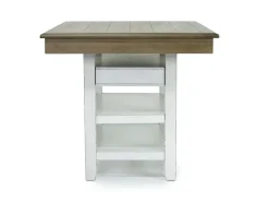 Mor Furniture Bellevue Counter Height Dining Table In Antique White