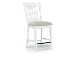 Mor Furniture Bellevue Counter Height Stool In Antique White
