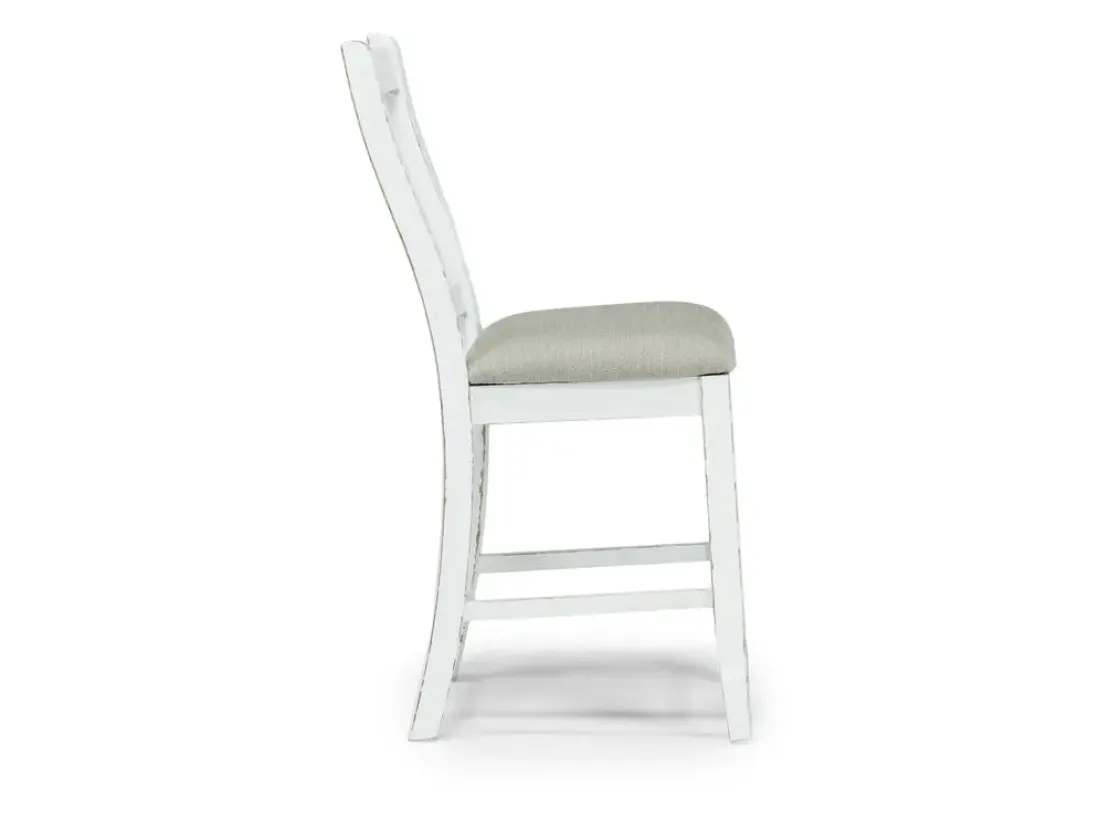 Mor Furniture Bellevue Counter Height Stool In Antique White