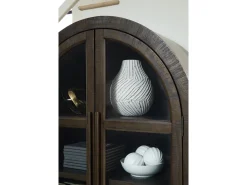 Mor Furniture Benhall Accent Cabinet In Dark Brown