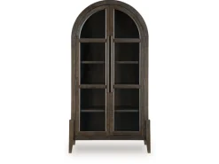 Mor Furniture Benhall Accent Cabinet In Dark Brown