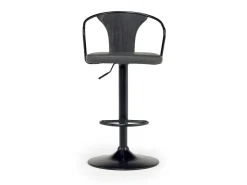 Mor Furniture Bentley Adjustable Height Round Pub Table In Black & 2 Eagle Barstools, Swivel