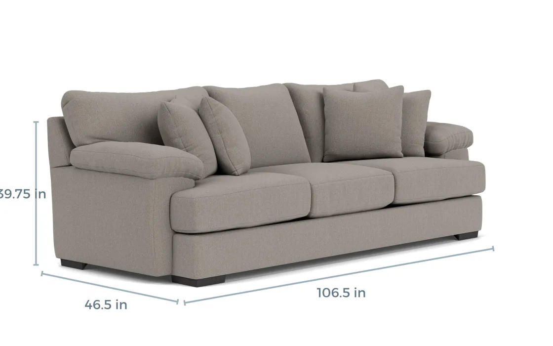 Mor Furniture Bermuda Large Sofa, Down - Custom Order