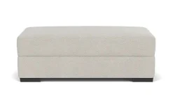 Mor Furniture Bermuda Storage Ottoman In Victory Sterling