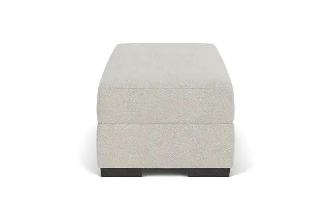 Mor Furniture Bermuda Storage Ottoman In Victory Sterling