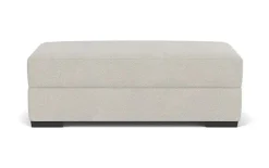 Mor Furniture Bermuda Storage Ottoman In Victory Sterling
