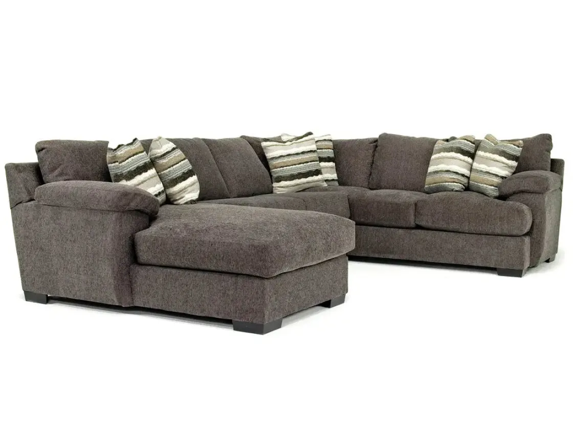 Mor Furniture Bermuda Tux Loveseat Chaise Sectional Ii In , Left Facing