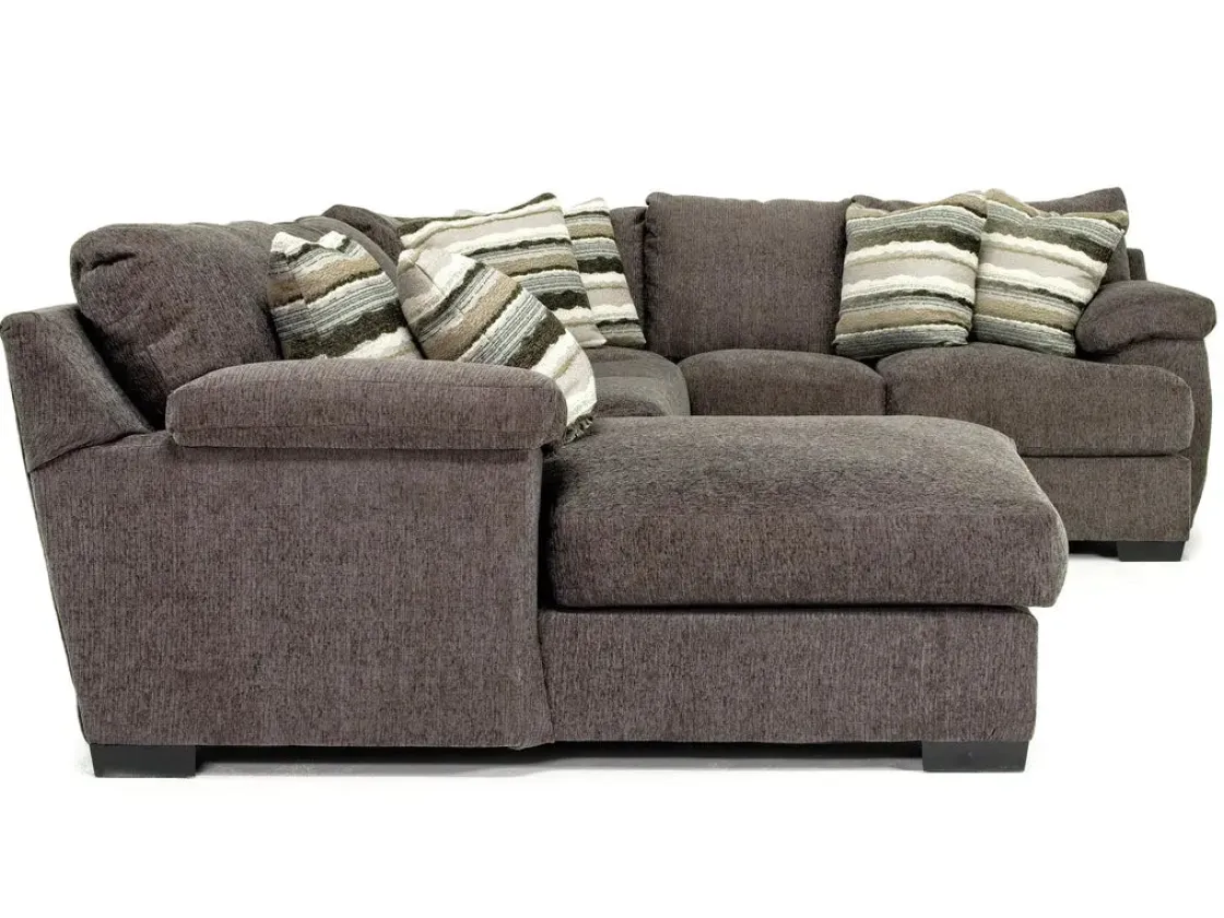 Mor Furniture Bermuda Tux Loveseat Chaise Sectional Ii In , Left Facing