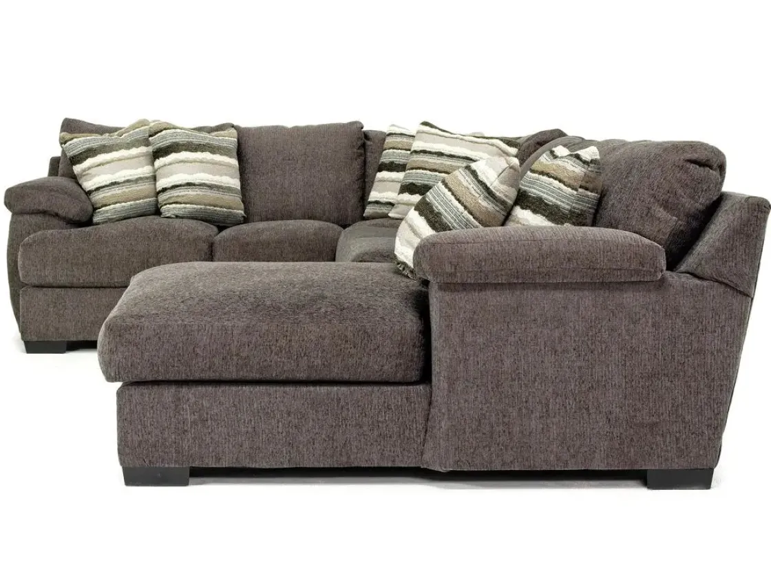 Mor Furniture Bermuda Tux Loveseat Chaise Sectional Ii In , Left Facing