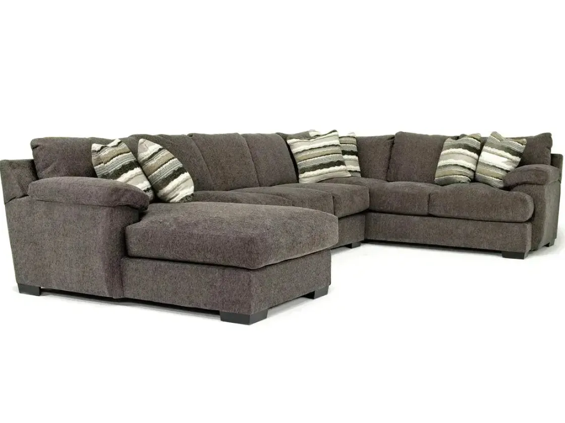 Mor Furniture Bermuda Tux Sofa Chaise Sectional In , Left Facing