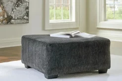Mor Furniture Biddeford Oversized Ottoman In Shadow