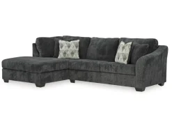 Mor Furniture Biddeford Sofa Chaise In Shadow, Left Facing