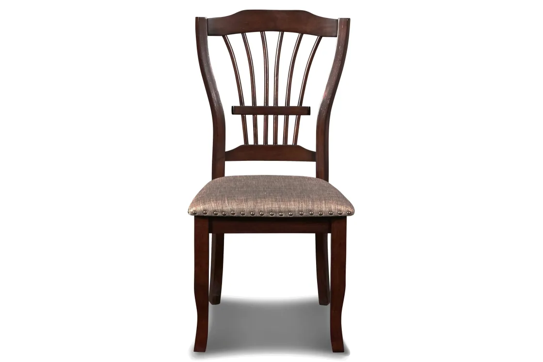 Mor Furniture Bixby Oval Dining Table & 4 Chairs In Espresso