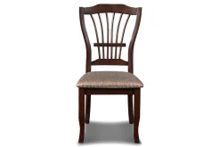 Mor Furniture Bixby Oval Dining Table & 6 Chairs In Espresso