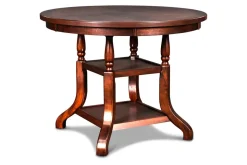 Mor Furniture Bixby Round Counter Height Table In Espresso