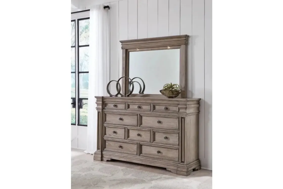 Mor Furniture Blairhurst Mirror In Light Grayish Brown