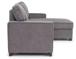 Mor Furniture Bloom Reversible Sofa Chaise In Gray