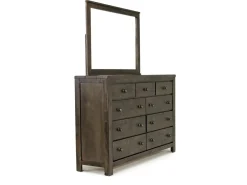 Mor Furniture Blue Ridge Mirror In Rustic Gray