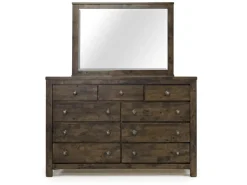 Mor Furniture Blue Ridge Mirror In Rustic Gray