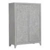 Mor Furniture Boho Chic Armoire In Washed White
