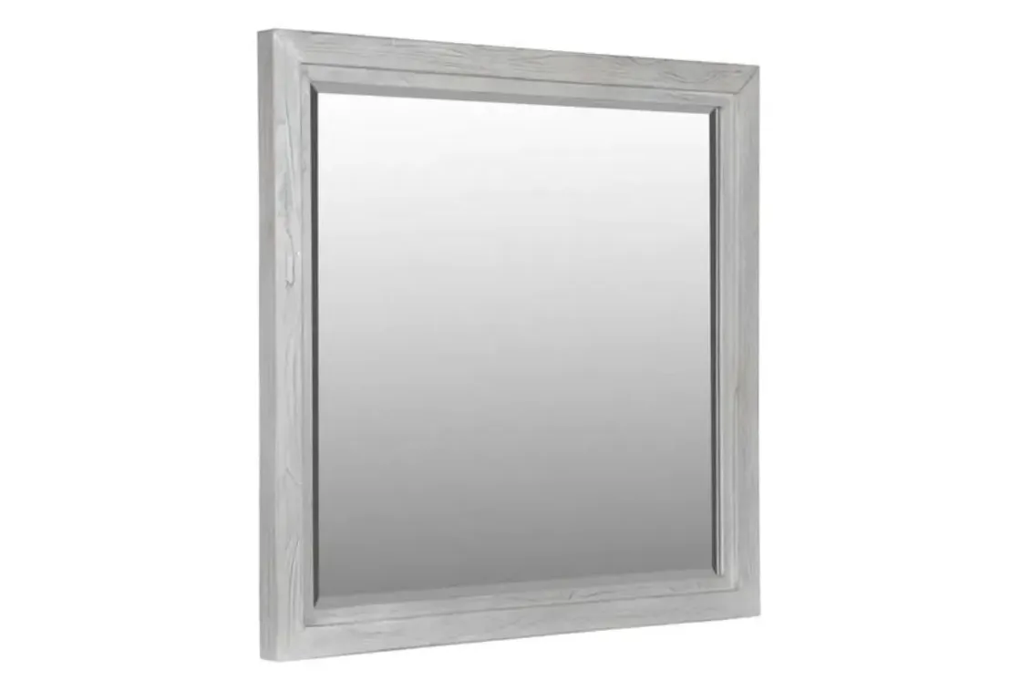 Mor Furniture Boho Chic Mirror In Washed White