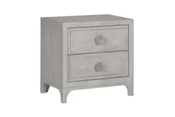 Mor Furniture Boho Chic Nightstand In Washed White