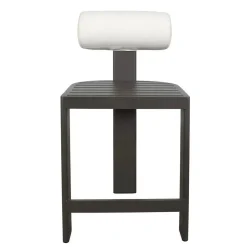 Mor Furniture Bolster Outdoor Counter Height Stool In White